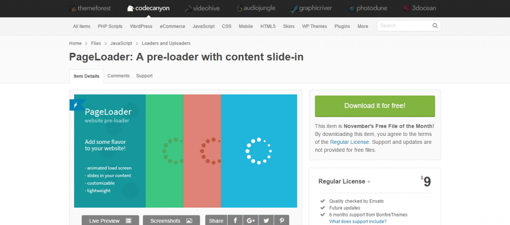 pageloader-content-slide-plugin